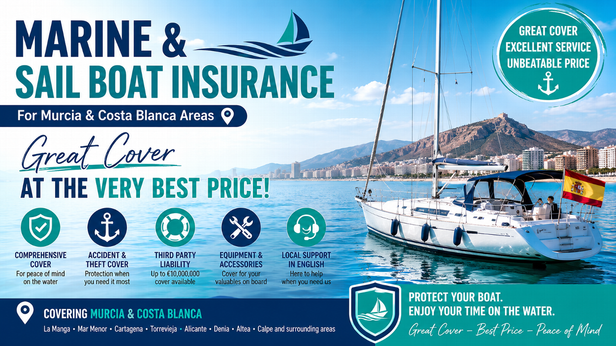 Marine Insurance in Murcia & Costa Blanca Spain  English Speaking Company