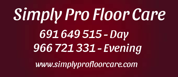 Simply Pro Floor care, stone floor cleaning, polishing, restoration and repairs, Costa Blanca South and Murcia Spain