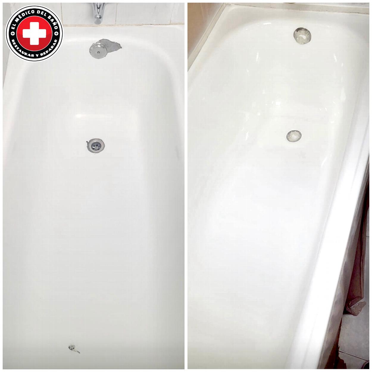 English Speaking Bath & Shower-Tray Repair and Re-enamelling in Murcia & Alicante Regions