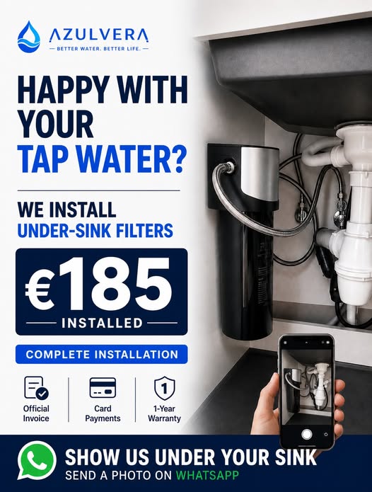 Home Drinking Water Filtration Systems in Murcia & Costa Blanca